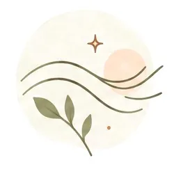 Ondas de viento y una rama