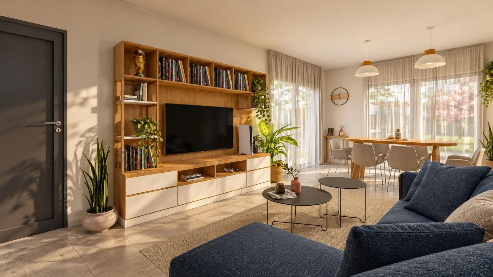 Living y comedor integrados
